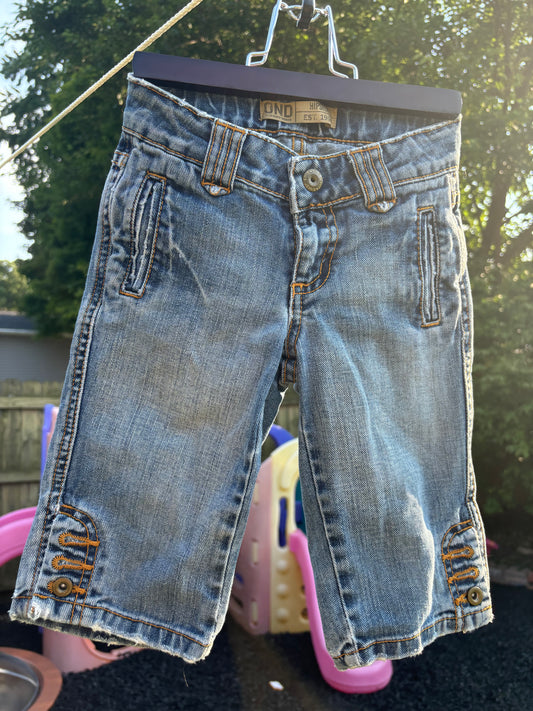 Denim Capri Shorts - 5T