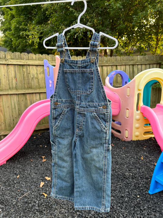 Denim overalls size: 2t